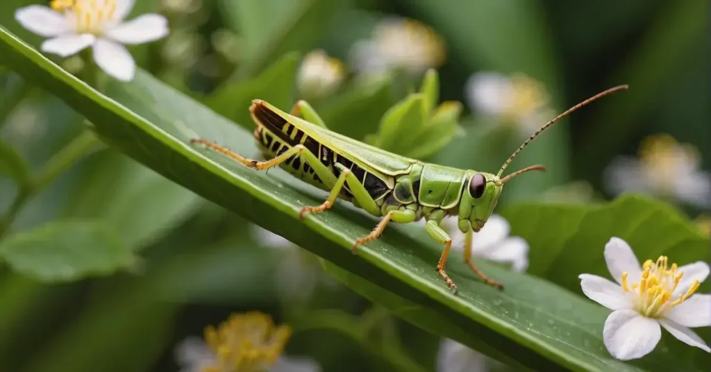 Grasshopper Spiritual Meaning: Unveiling The Symbols In 2024 3 A wild grasshopper sitting on a plant