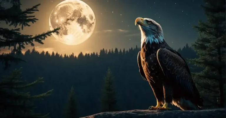 20+ Native American Spiritual Quotes You Will Love 2024 21 Native American Spiritual Quotes: A lone wolf howls under the full moon, surrounded by the tranquil beauty of a dense forest. An eagle soars high above, symbolizing freedom and connection to the spiritual realm