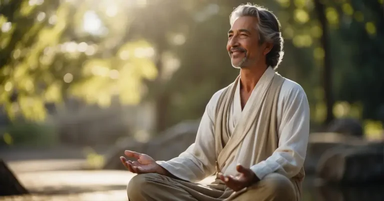 Spiritual Master From India: Embracing Wisdom And Inner Peace 2024 106 Spiritual Master from India: A spiritual master from India sits on the ground.