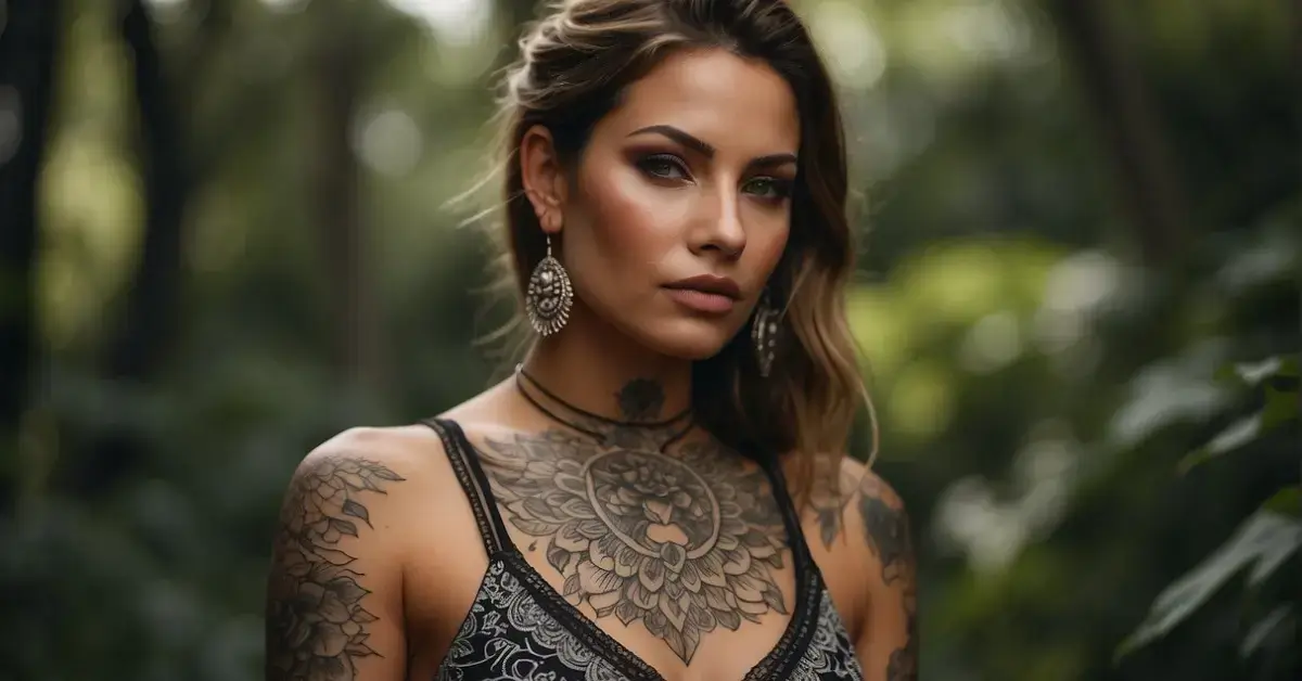 20+ Female Spiritual Tattoos whole Pinterest is Obsessed with 2024 1 female spiritual tattoos: a woman shows her tattoos