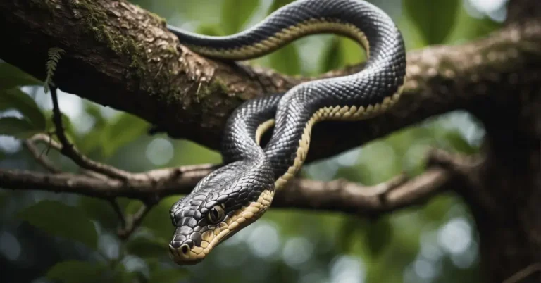 20+ Snake Tattoo Spiritual Meaning You Will Love 2024 32 snake tattoo spiritual meaning: A snake tattoo coils around a tree branch, symbolizing personal identity and spiritual meaning