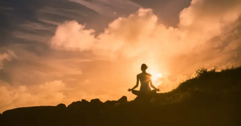20+ Meditation Wallpaper You Will Adore 2024 22 Meditation Wallpaper: a woman is mediating on a hill