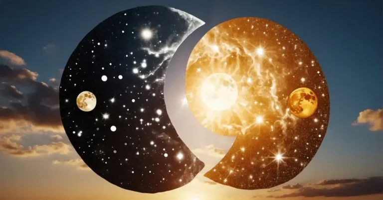 Sun and Moon Yin Yang: Cosmic Energies in Art and Symbolism 2024 23 Sun And Moon Yin Yang: The sun and moon are intertwined, forming a yin yang symbol in the sky