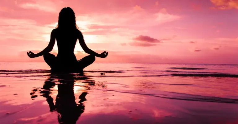 Abraham Hicks Meditation: The Power of the Vortex 2024 7 abhraham hicks meditation: there is a woman meditating on the sea