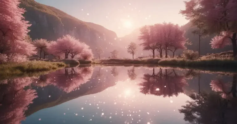 20+ Pink Spiritual Aesthetic You Will Absolutely Adore 2024 169 Pink Spiritual Aesthetic: A serene pink landscape with floating spiritual symbols and soft, ethereal lighting