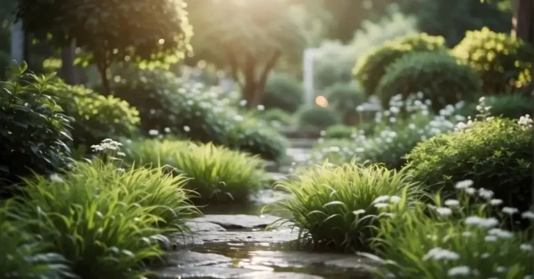 20+ Spiritual Aesthetic Art You Will Absolutely Adore 2024 190 Spiritual Aesthetic Art: A serene garden with flowing water, lush greenery, and soft natural light, evoking a sense of peace and spirituality