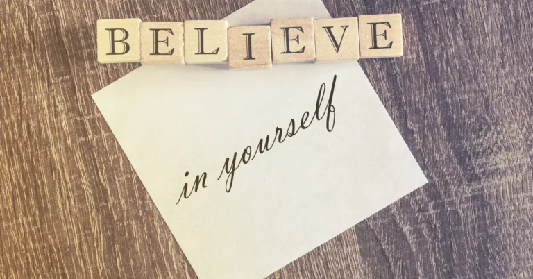 20+ Spiritual Aesthetic Art Quotes You Will Love 2024 22 Spiritual Aesthetic Art Quotes: There is a paper with "believe in yourself"