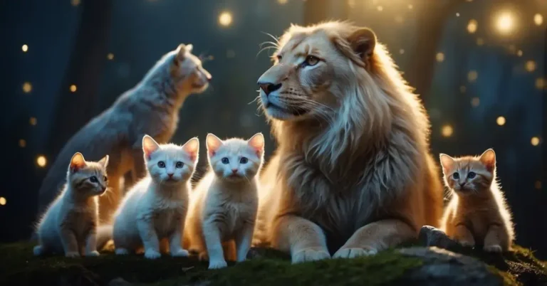 Spiritual Meaning Of Animals In Dreams: Nature's Messages 2024 4 Spiritual Meaning Of Animals In Dreams: Animals gather around a glowing, ethereal figure, representing the spiritual significance of animals in dreams
