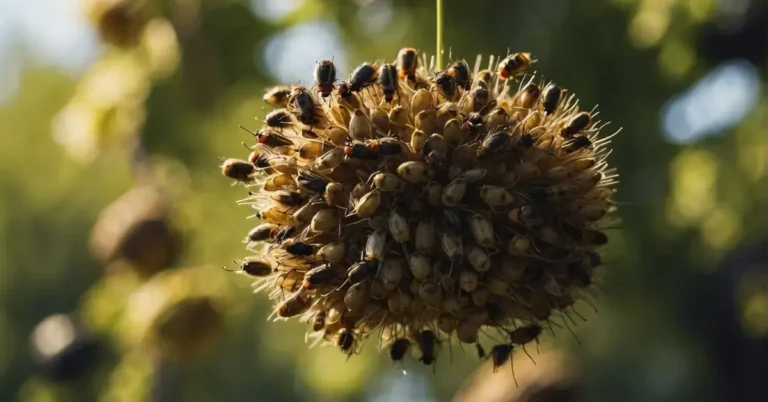 Spiritual Meaning of Flies: Messages in Your Life 2024 1 Spiritual Meaning of Flies: A swarm of flies hovers above a decaying fruit, symbolizing decay and the transient nature of life