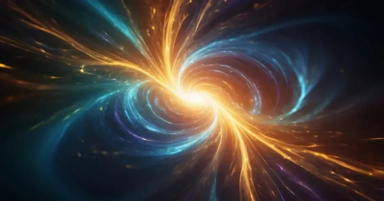 How To Raise Your Vibration For Manifestation: Easy Tips 2024 8 How To Raise Your Vibration For Manifestation: A vibrant, swirling energy field emanates from a glowing center, radiating outward in waves of color and light