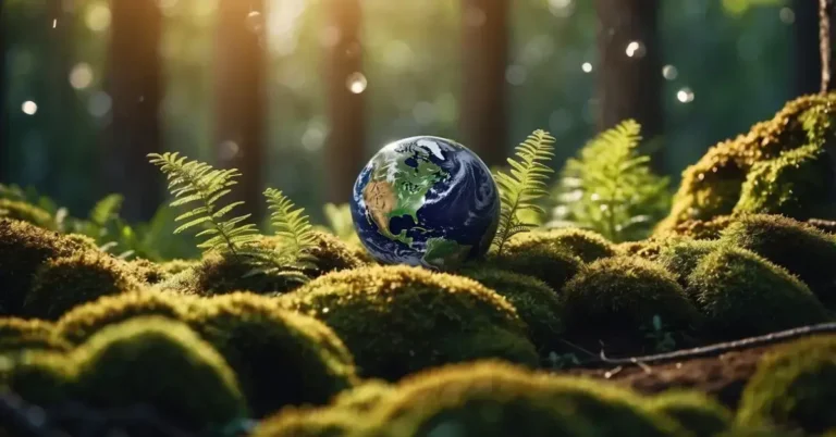 Holistic Energy Healing: Transform Well-Being Naturally 2024 1 Holistic Energy Healing: A serene forest clearing with vibrant, swirling energy patterns emanating from the earth and surrounding flora