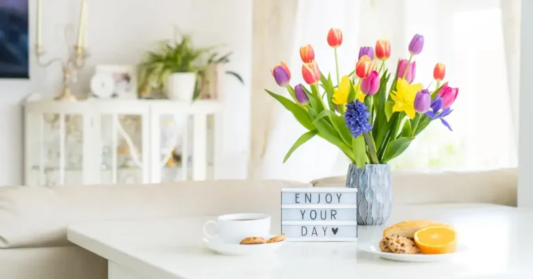 20+ Good Morning Spiritual Quotes You Will Adore 1 Good Morning Spiritual Quotes: a sign with the quote "enjoy your day"