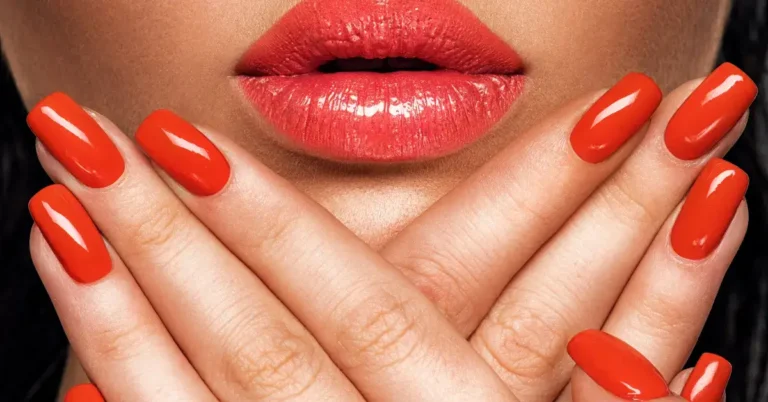 20+ Orange Aura Nails Going Viral on Social Media  23 Orange Aura Nails: orange nails