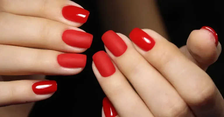 20+ Red Aura Nails You Have To Try 89 Red Aura Nails: red nails